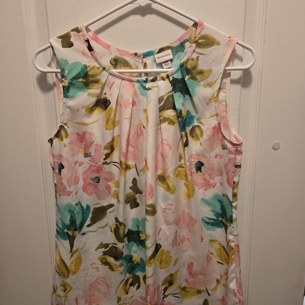 Merona Multicolor Floral Blouse